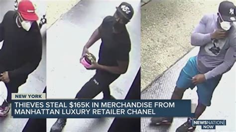 new york chanel store looted|Thieves target Chanel, luxury stores in string of NYC robberies.